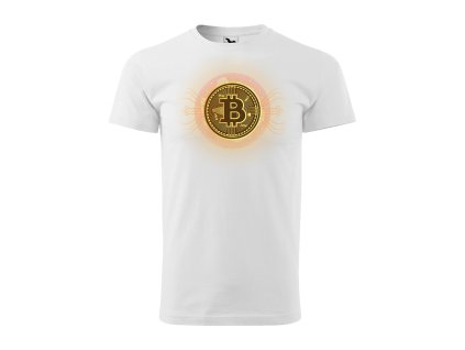 Tričko s motívom Bitcoin kruh