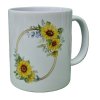 Hrnček keramický s potlačou SLNEČNICE kruh 330ml