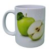 Hrnček keramický s potlačou  JABLKO zelené 330ml