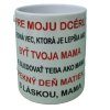 Hrnček keramický s potlačou  DEŇ MATIEK PRE MOJU DCÉRU 330ml