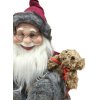 Vianočná dekorácia Dedo Mráz bordový 60cm