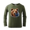 Tričko detské s poľovníckym motívom Medveď FM4 DR