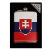 Fľaška ploskačka motív Slovensko vlajka