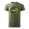 Tričko pánske s poľovníckym motívom Jazvec FJZ1