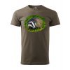 Tričko pánske s poľovníckym motívom Jazvec FJZ1