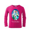 Tričko detské s rozprávkovým motívom Frozen Anna, Elsa a Olaf