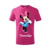 Tričko detské s motívom Minnie modrá