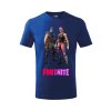 Tričko detské s motívom počítačovej hry Fortnite dve postavy