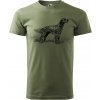 Tričko pánske s poľovníckym motívom Poľovnícky pes
