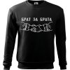 Mikina čierna brat