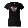 Tričko s motívom folklórne srdce