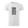 Tričko s motívom Víno fiesta siesta