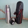Termoska  strieborná s púzdrom 500 ml