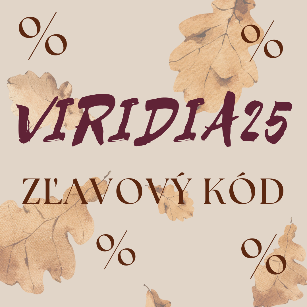 Zľavový kód VIRIDIA25