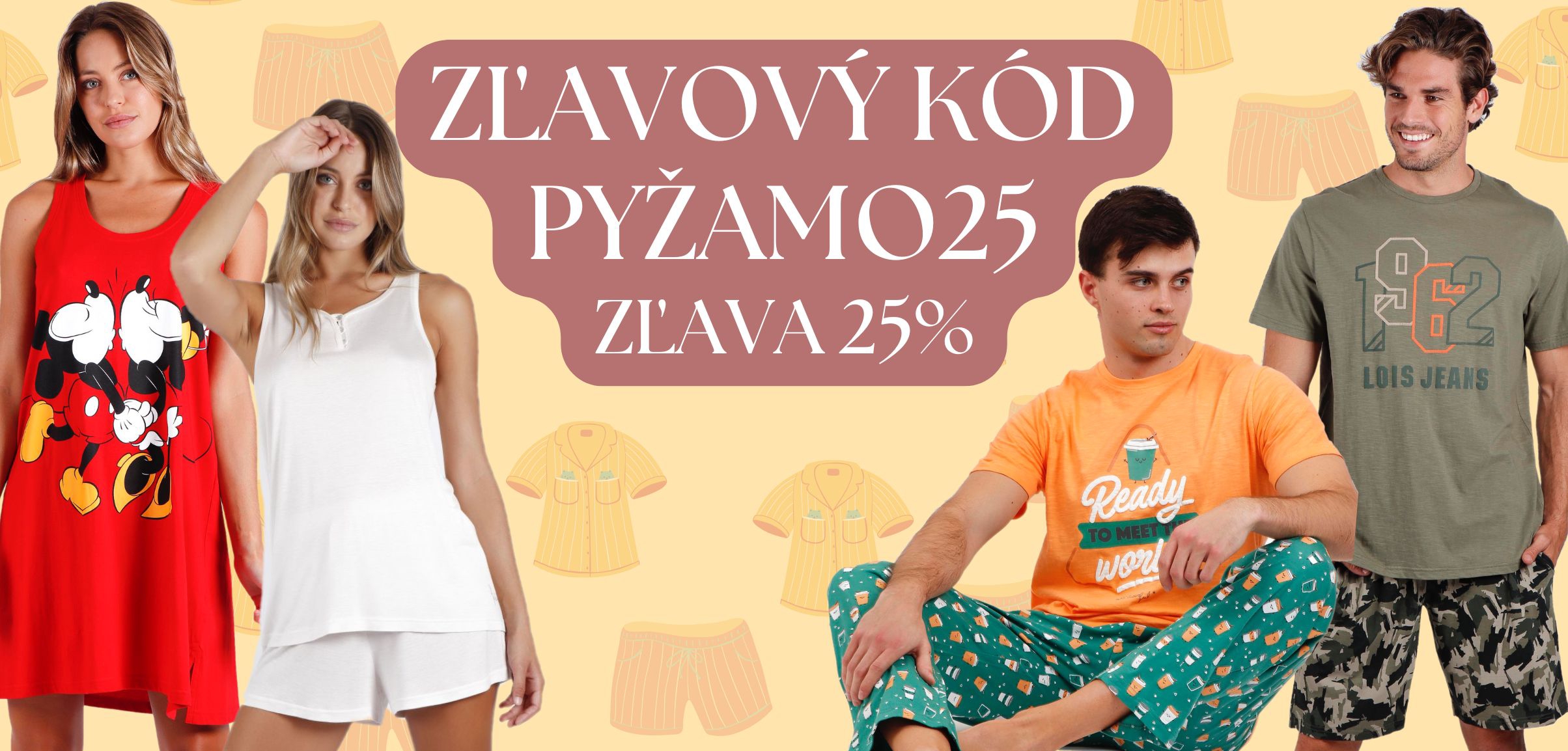 kód pyžamá