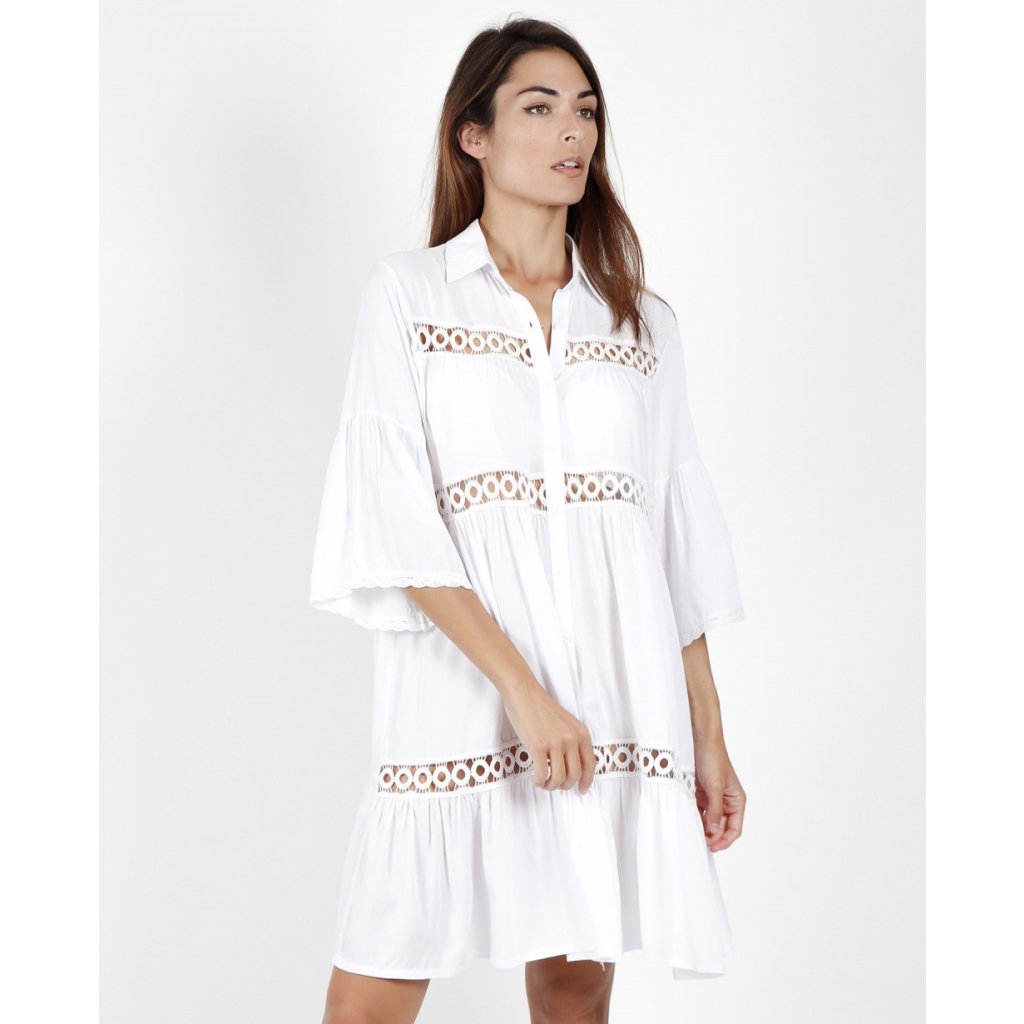 White - Dámske plážové šaty
