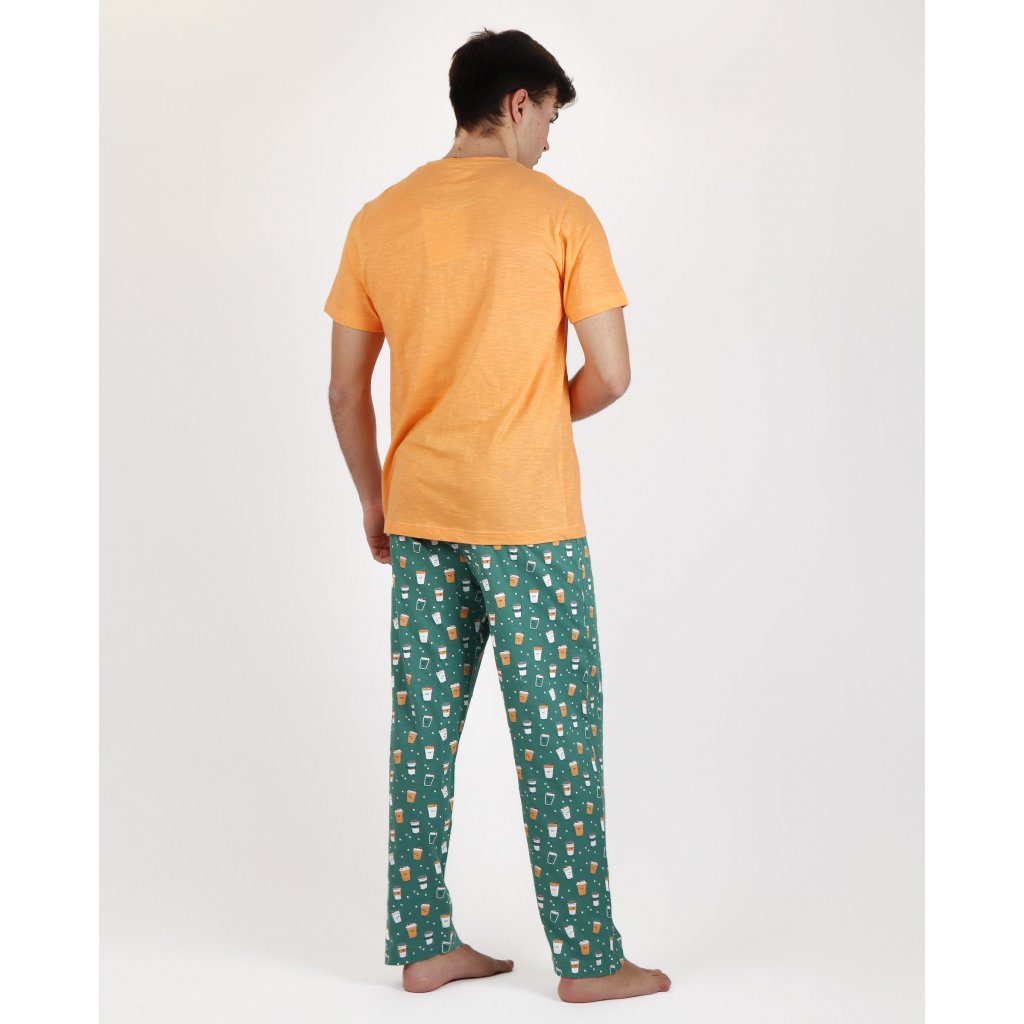 Mr.Wonderful - Coffee - Pánske pyžamo s dlhými nohavicami - Viridia obchodík