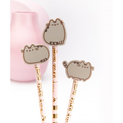 Pusheen - Set ceruziek s gumou 