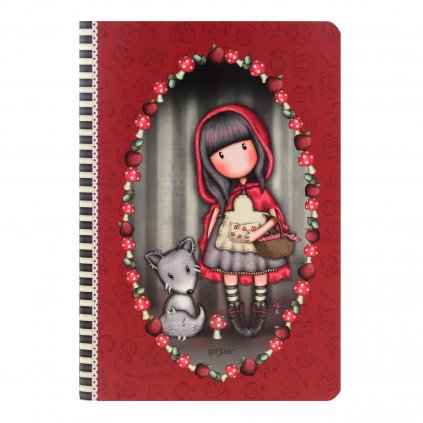 Santoro Gorjuss - Little Red Riding Hood - Zošit A5 s obalom