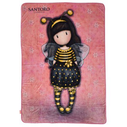 Santoro London deka 140x210 cm Bee Loved/Gorjuss