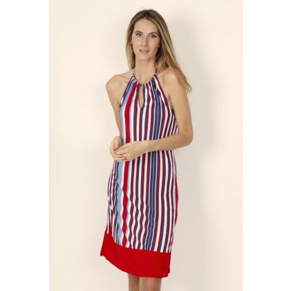 Stripes - Dámske plážové šaty