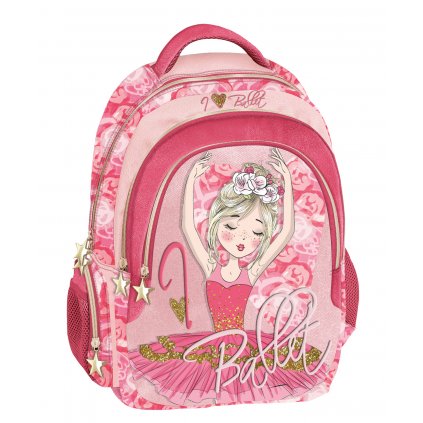 Ballet školská taška pre dievča baletka