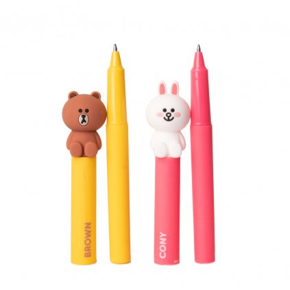 Line Friends - Set 2 pier Cony a Brown