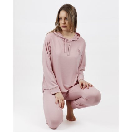 admas home pijama manga larga make it happen para mujer rosa palo5