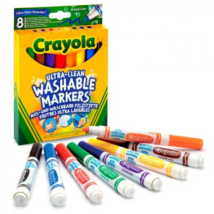 Crayola - Umývateľné fixky 8ks