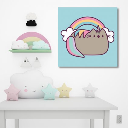 Pusheen - Obraz na plátne 30 x 30 cm