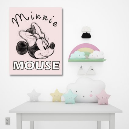 Minnie - Obraz na plátne 20 x 25 cm