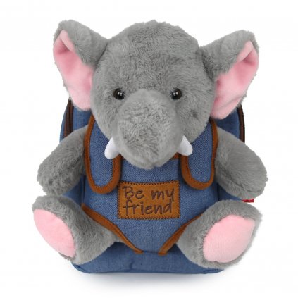 Slon Allie - Batoh detský s plyšovým sloníkom