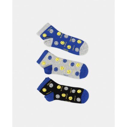 Smiley pánske ponožky set 3 páry