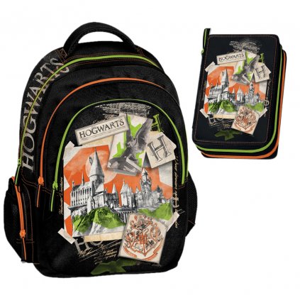 Harry Potter - Set školská taška + peračník plný