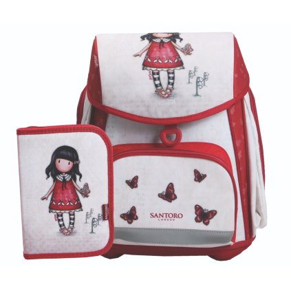 Santoro Gorjuss - Time To Fly - Set školská ergonomická taška + peračník klasický