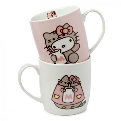 Pusheen x Hello Kitty - Set 2 šálok