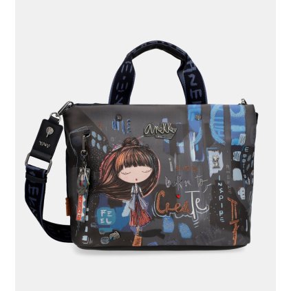 Anekke Contemporary modrá dámska kabelka do ruky