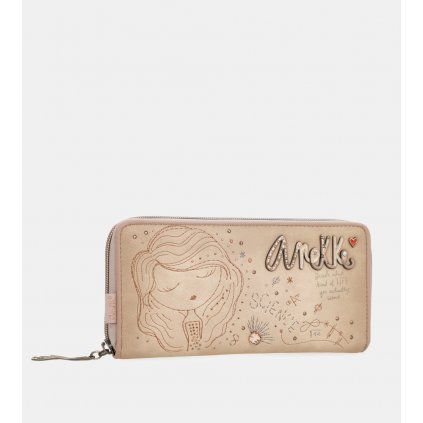 Anekke Studio Nude béžová peňaženka maxi RFID