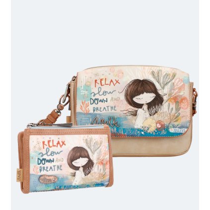 Anekke Mediterranean set crossbody kabelka + peňaženka malá