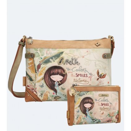 Anekke Amazonia set crossbody kabelka + peňaženka malá