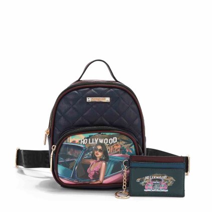 Nicole Lee - Hollywood Drive - Set batoh mini + puzdro na karty