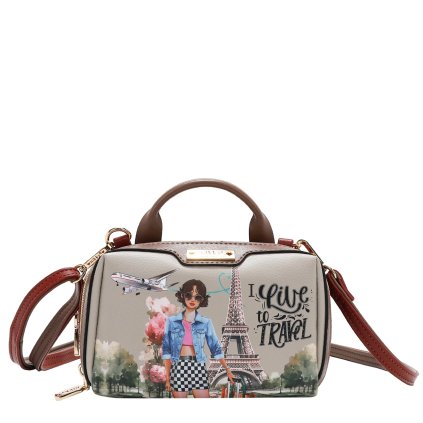 NIKKY by Nicole Lee malá crossbody kabelka I Live To Travel
