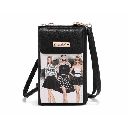 NIKKY by Nicole Lee malá crossbody kabelka a peňaženka 2v1 Trio