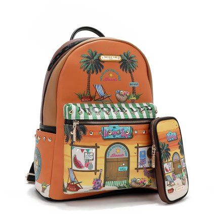 NICOLE LEE batoh maxi + puzdro Sun & Sand