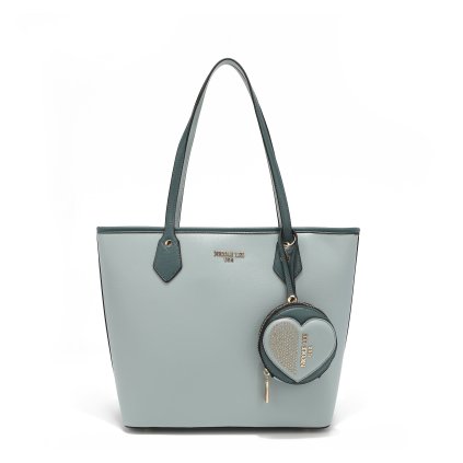 NICOLE LEE modrá kabelka na plece s príveskom Venus