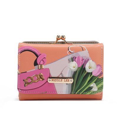 NICOLE LEE peňaženka malá Violet Blossom