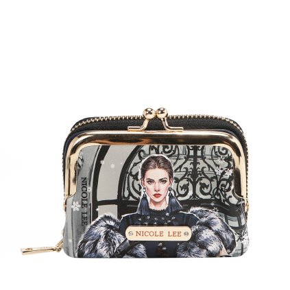 NICOLE LEE peňaženka na mince 2v1 Moda Snowflake