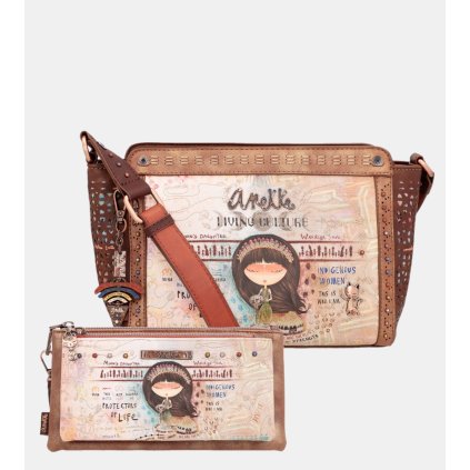 Anekke Menire set crossbody kabelka + puzdro