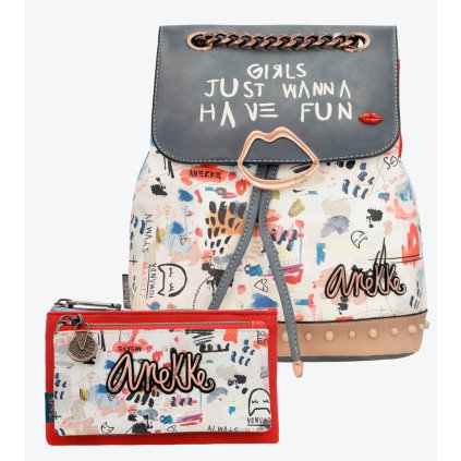 Anekke Fancy set dámsky batoh + puzdro