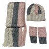 Zimný set - Čapica,rukavice,šál